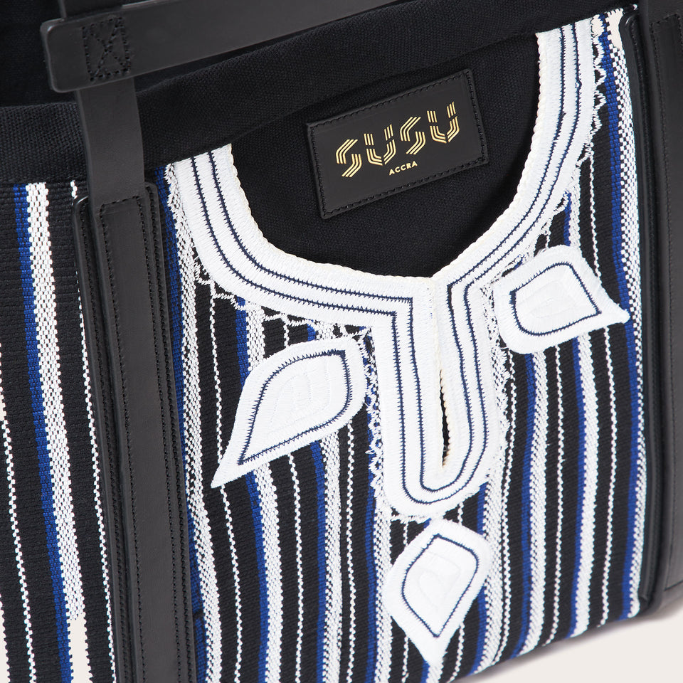 Accra Shopper I - Blue White Black