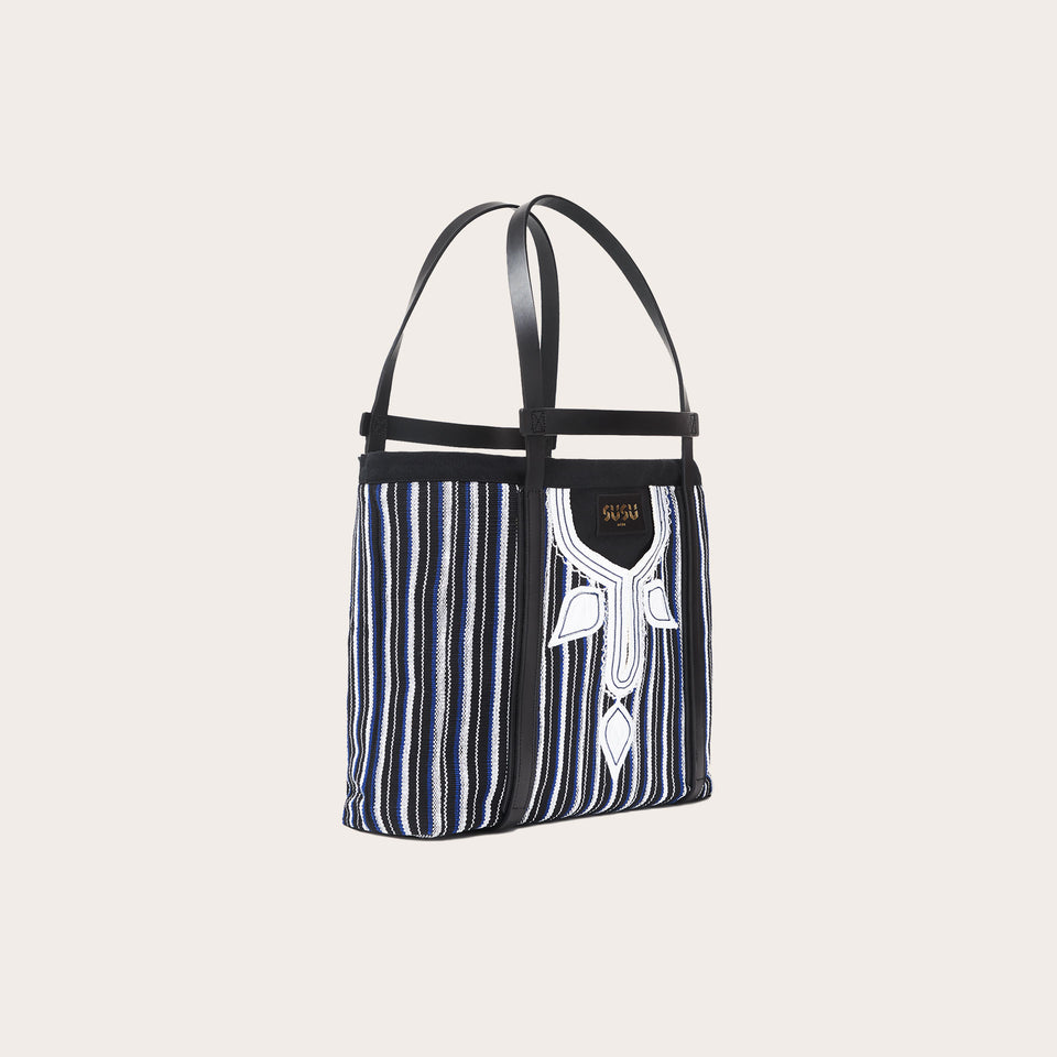 Accra Shopper I - Blue White Black